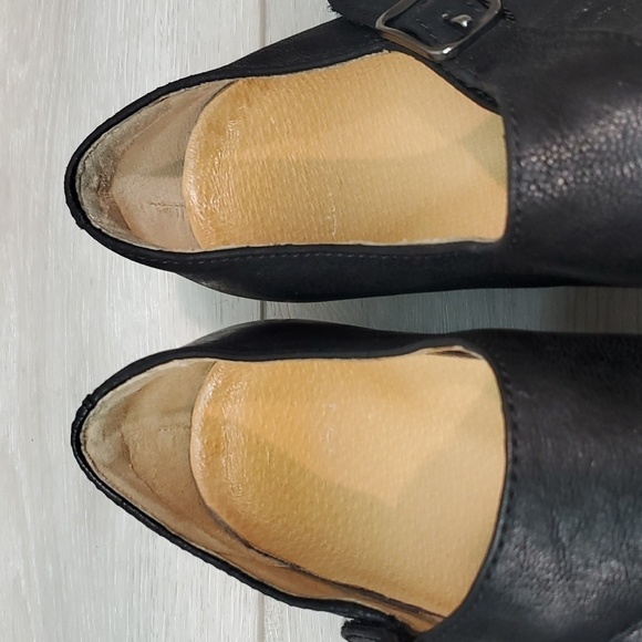 Dansko Women Marisa Comfort Mary Jane Leather Wedge Clogs shoes sz 38/7.5-8 - Picture 6 of 13